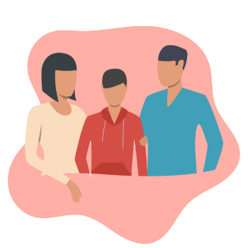 Parents avec enfant