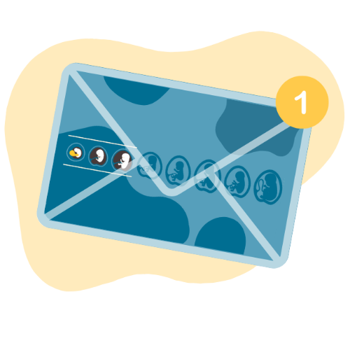 E-mails de suivi de grossesse